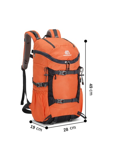 Jeehugo Güncel Mavi 30l Oxford Kumaş Dağcı Çantası - Çok Fonksiyonlu Outdoor Spor Sirt Çantası Mavi