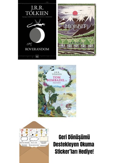Roverandom Siyah Kapak + Hobbit Özel Ciltli Baskı + Tom Bombadil İn Maceraları Özel Ciltli Baskı