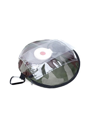 Vkemall Hızlı Kurulabilir Gürültü Azaltıcı Taşınabilir Atış Egzersizi Çadırı - İç/ Dış Mekan Kullanıma Uygun, Çift Ağlı, Dayanıklı Poliester Kamuflaj