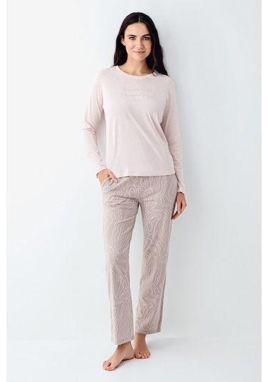 Pierre Cardin Kadın Pembe Pijama Takımı Pc9096-s-v2 Pembe