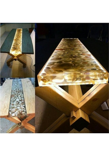 Arc 150N Ultra Şeffaf Döküm TipiParlak Epoksi Reçine25 Kg Set