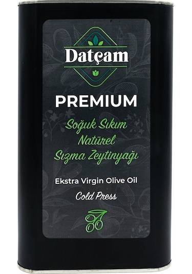 Datçam Premium Soğuk Sıkım Zeytinyağı Teneke 3000 ML
