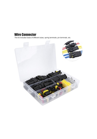 Suofeng 352 Parça Ip68 Su Geçirmez Araç Hıd Kablolu Bağlayıcı Terminal Seti - Araçlar, Motosikletler İçin Dayanıklı Plastik Ve Bakır Malzeme