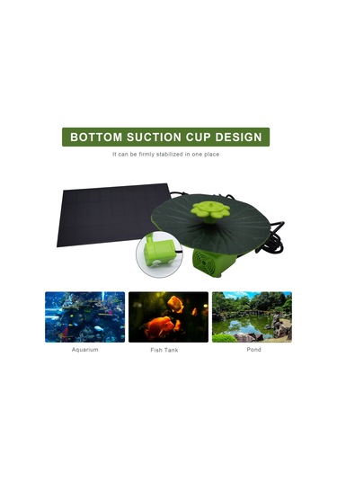 Lemestar Güneş Enerjili Lotus Desenli Kuş Yıkama Fontanı - 9 Farklı Nozel, 10-100cm Su Yüksekliği, 9v/1.8w, Çiçek Şekilli, Bahçe Ve Havuz Dekoru