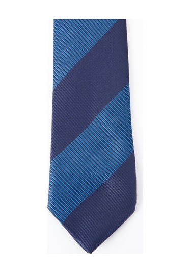 Ac&Co / Altınyıldız Classics Erkek Antrasit - Lacivert Desenli Kravat - Antrasit - Lacivert