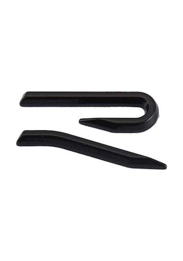 Yeni Golf 8 R Yazısı Bagaj Logo Arması Sticker Amblem Siyah