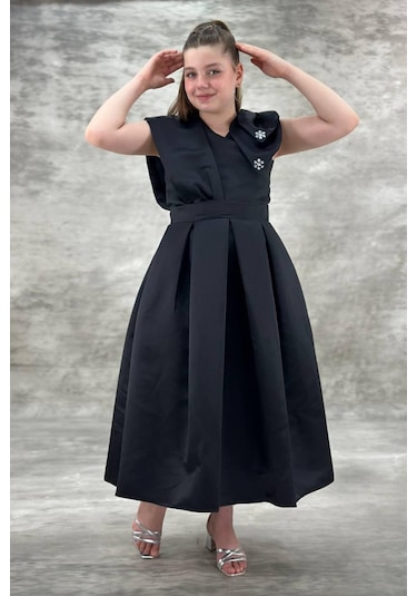 Mihrimah Model Kız Çocuk Abiye Elbise 001