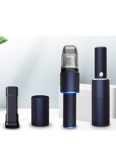 Cbtx Mini Elektrikli Süpürge Ev Ofis Araç Temizliği İçin Taşınabilir Güçlü Emişli Islak Kuru Temizleyici - Kablolu/gümüş