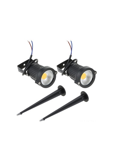 Qingmipy "2'li Paket 5w Cob Led Bahçe Aydınlatma - 500lm Süper Parlak, Ip65 Su Geçirmez, 360 Dönebilir" Diğer