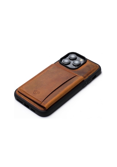 Back Wallet Apple Uyumlu iPhone 14 Pro Max Taba