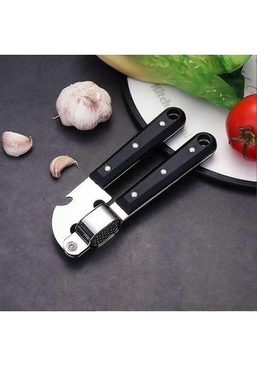 Paslanmaz Çelik Sarımsak Ezici Kabarık Patates Püresi İçin Kullanımı Kolay Manuel Sarımsak Ezici