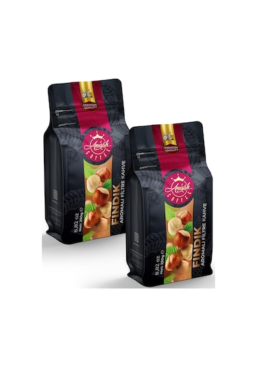 Anisah Fındık Aromalı Öğütülmüş Filtre Kahve 2 x 250 G