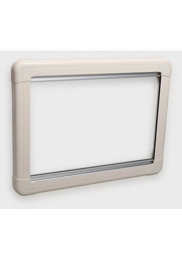 Babarvy 60x45cm 90 Amortisörlü Karavan Camı / Pencere Siyah