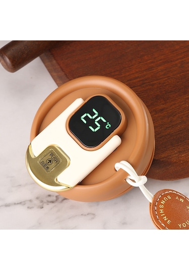 410/450Ml Paslanmaz Çelik Kahve Şişesi Kadın Basit Termos Bardak Erkek Taşınabilir Beraberindeki Soğuk Su Hediye Pot-450Ml Mavi