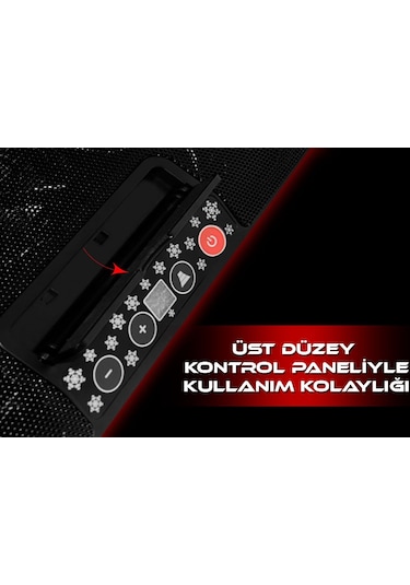 Inca INC-601GMS 6 Fanlı 7" - 17" Gaming Notebook Soğutucu