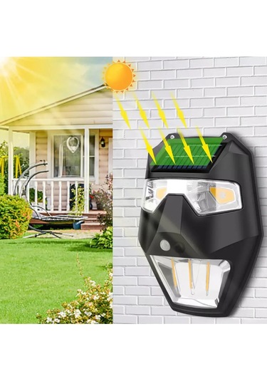 Greentech Güneş Enerjili - Yüz Görünümlü Led Aydınlatma / GT-SL19