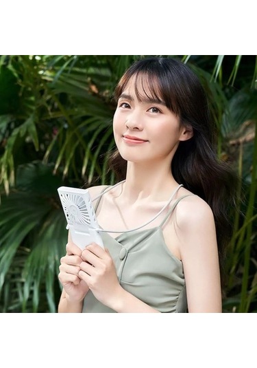 Zmı Af217 Boyun Askılı Katlanabilir Fan - Yeşil 2054 Yeşil