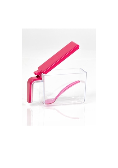 Herevin Beşli Standlı Baharatlık Seti Fuşya