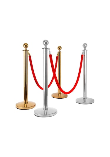 Pirinç Bariyer Ankara Fuar Yönlendirme Paslanmaz Protokol Bariyeri 10 Adet