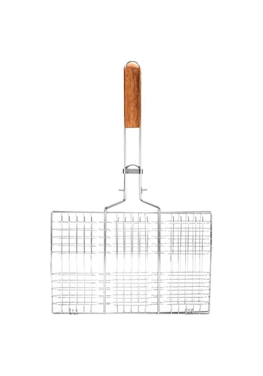 Fortunelane Barbekü Metal Örgü Ağ Balıklar İçin Açık Hava Evcil Hayvan Aletleri