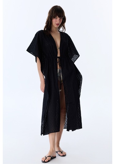 Penti Siyah Mei Kimono