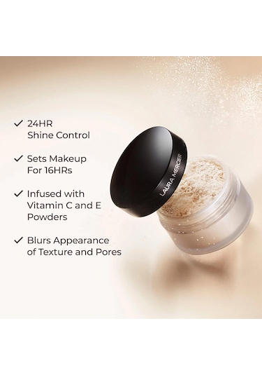 Laura Mercier Sabitleyici Toz Pudra Translucent Medium Deep 6 G