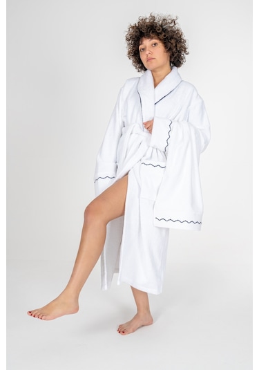 Cotton Box Classic Bornoz Seti Josina Beyaz Kadın M/l Beyaz