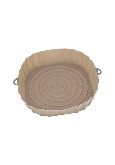 Ulzyvf Silikon Tava Sepeti 4 Adet Renkli Airfryer Astarı Yeniden Kullanılabilir Çok Renkli