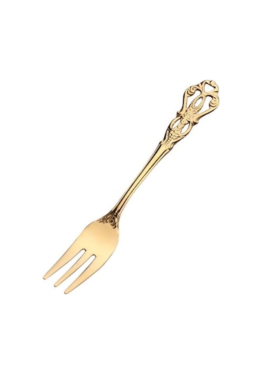 Altın Rölyef Desen Kahve Kaşığı Paslanmaya Dayanıklı Paslanmaz Çelik Okul Kantini Tatlı K Restoran 2