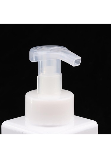 Suntek Sıvı Losyon Için Boş Plastik Kare Pompa Şişe Beyaz Beyaz