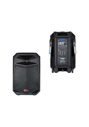 Lastvoice Ls-p2915 Portatif Taşınabilir Mikrofonlu Şarjlı Ses Sistemi Hoparlör 15 İnç 850 Watt