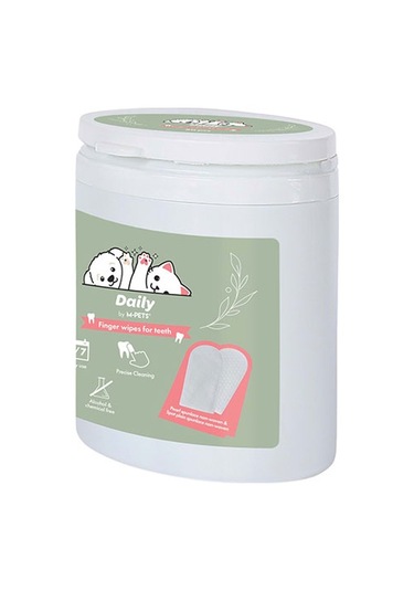 M-pets Kedi Ve Köpek Diş Temizliği İçin Parmak Pedi 50li 244-72016.01