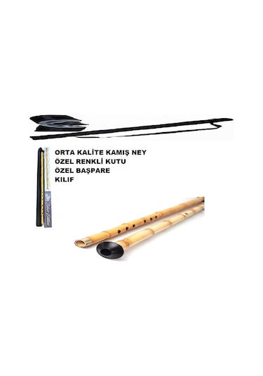 Orta Düzey Kamış Si Kız Ney-Çanta ve Özel Kutulu