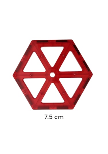 Manyetik Altıgen Parça - Çok Amaçlı - Her Marka İle Uyumlu