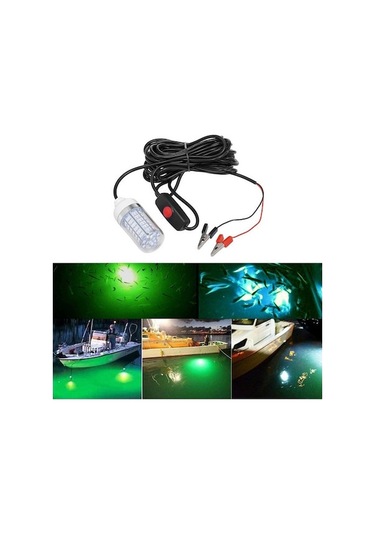 Maiyame 12v Yeşil Işık Led Balık Çeker Lambası - Ce Onaylı Ip68 Su Geçirmez Balık Toplama Aleti