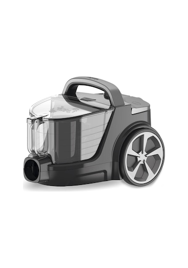 Simfer 6300 Clean Power S4 Toz Torbasız Yatay Süpürge 800W Silver-Gri
