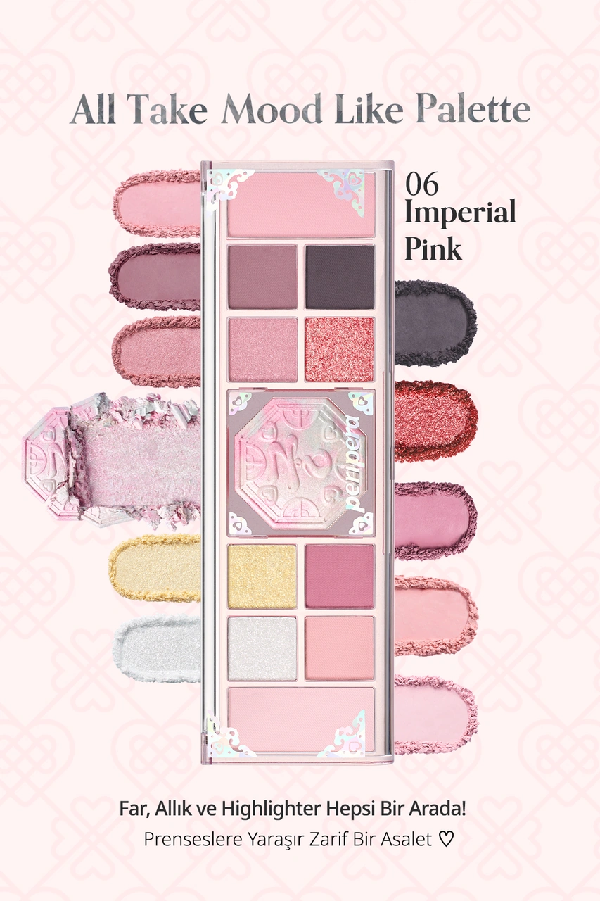 Peripera All Take Mood Like Palette 06 İmperial Pink
