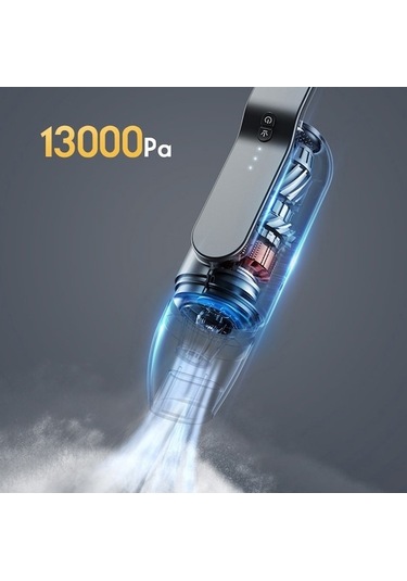 Wondernest Sones Siyah Pa 13000 Tv Kablosuz Araç Süpürgesi Siyah