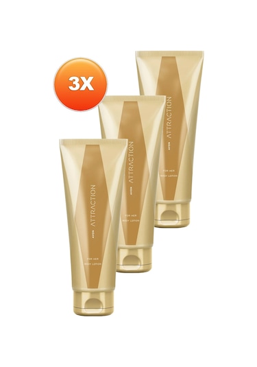 Avon Attraction Kadın Vücut Losyonu 3 x 125 ML
