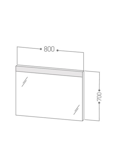 Duravit - Aydınlatmalı Ayna 80 Cm Beyaz Lm783600000- 6438248