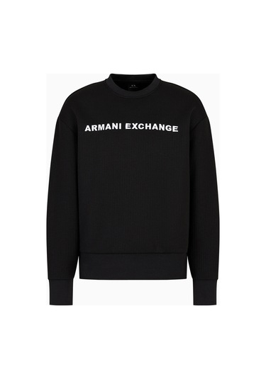 Erkek Bisiklet Yaka Sweatshirt-siyah Siyah