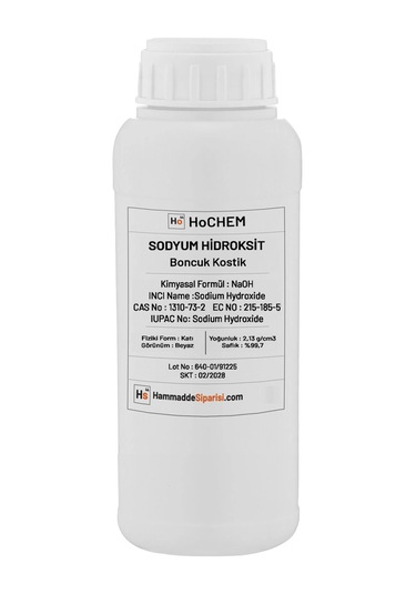 Hochem Sodyum Hidroksit Boncuk 1310-73-2 1 KG