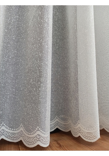 Lila Bozkır 02 Serpme Desen Tül Perde / Ölçünüze Özel Dikim