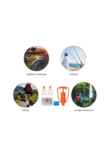 Padalink Yeniden Kullanılabilir Taşınabilir Zehir Çekme Seti: Kamp, Balıkçılık Ve Doğa Yürüyüşleri İçin Kırmızı