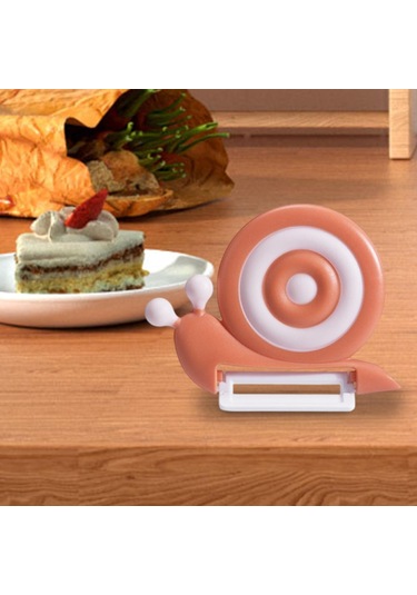 Homyl Sebze Soyucu Seramik Bıçaklı Mutfak Aleti Havuçlar Sebzeler Turuncu