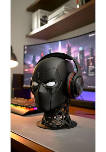 Sincara Home Deadpool Kulaklık Standı Siyah