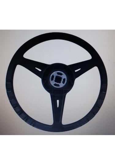 Lalizas Klasik Dümen Simidi 35cm Beyaz