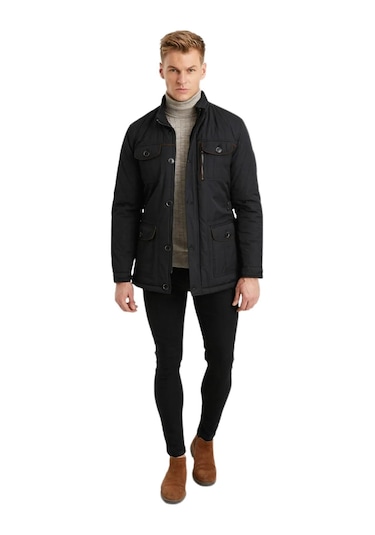 Dynamo Erkek Spor Parka 3450 Bgl-st01641 Siyah