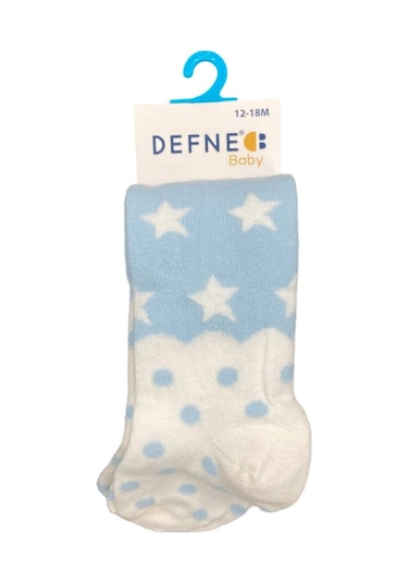 Defne Baby Bebek Külotlu Çorap 006-21 Mavi