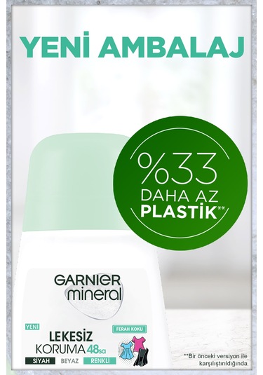 Garnier Mineral Lekesiz Koruma Kadın Roll-On Deodorant 50 ML